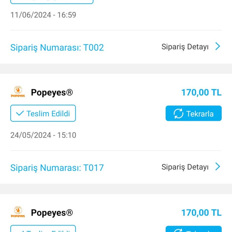 Tıkla Gelsin Gel Al Siparişi