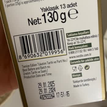 Nestle Damak Çikolatadan Kurt Çıktı