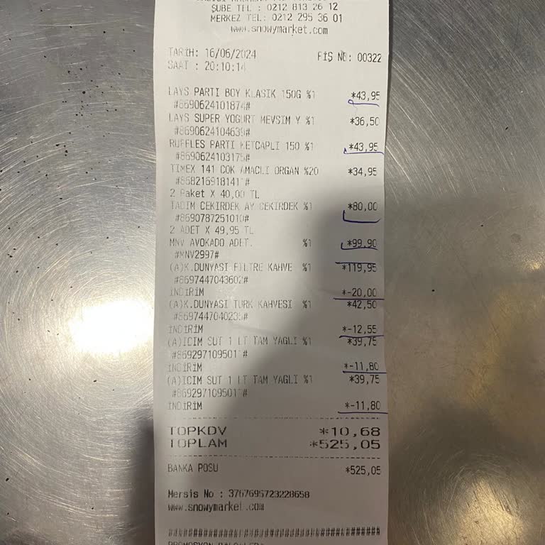 Snowy Market Snowy Kasiyer Şikayeti