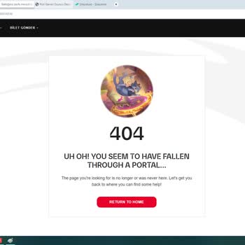 Riot Games Destek Sayfasına Bağlanamıyorum, Acil Dönüş Bekliyorum!