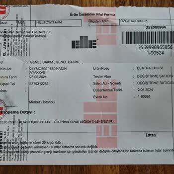 Elle Ayakkabı 1 Haftada Çöp Oldu.