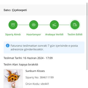 Çiçek Sepeti'nde Yaşadığım Teslimat Sorunu