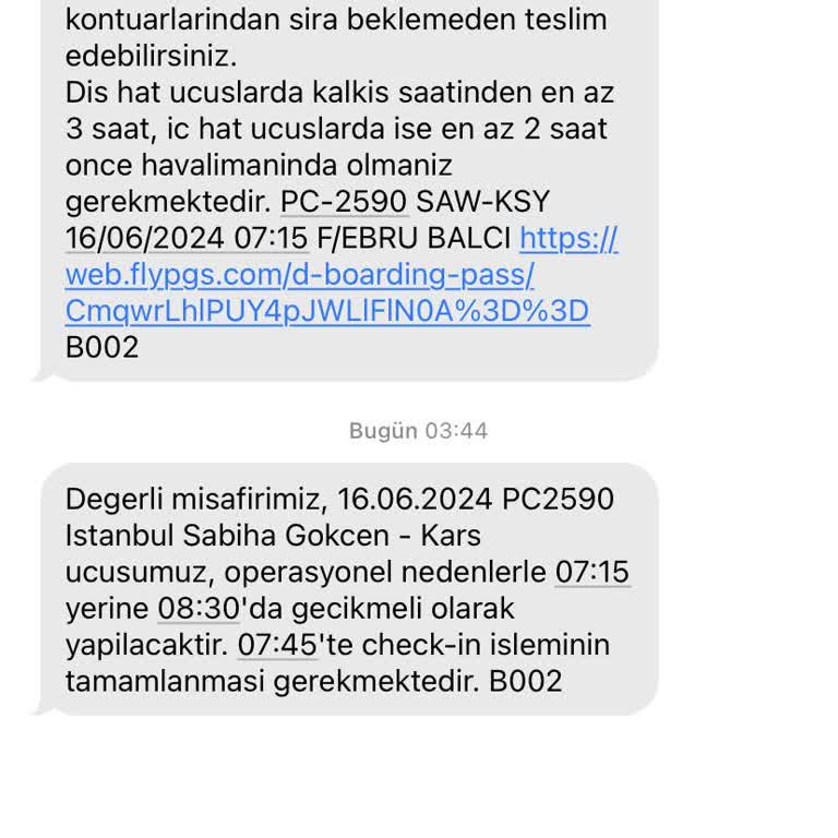 Pegasus Yoğunluk Ve Teknik Sorunlar Nedeniyle Uçağı Kaçıran Yolcular Mağdur Ediliyor