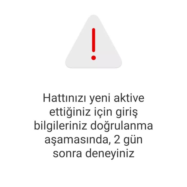 Vodafone Yanımda Çark Çeviremiyorum Hattınız Doğrulanma Hatası Veriyor