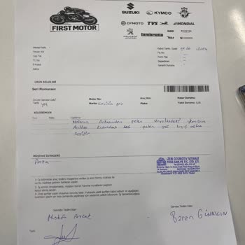 Mondial Motor Gaziantep First Motor Bayisinde Yaşadığım Lavinia Pro 125 CC Motor Sorunları