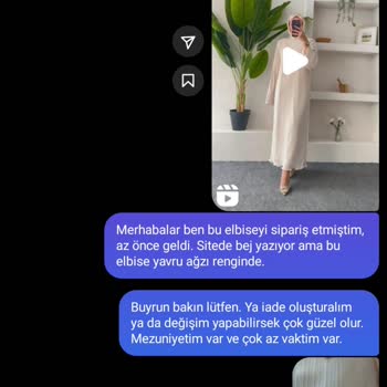 By Merve Serin İki Defa Yanlış Renk Ürün Gönderildi Giriş Bile Yapmayın Bu Siteye