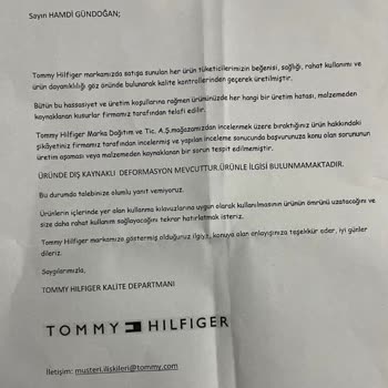 Tommy Hilfiger Tommy Ayakkabı Deformasyonu