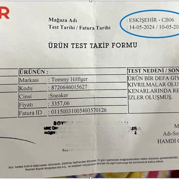 Tommy Hilfiger Tommy Ayakkabı Deformasyonu