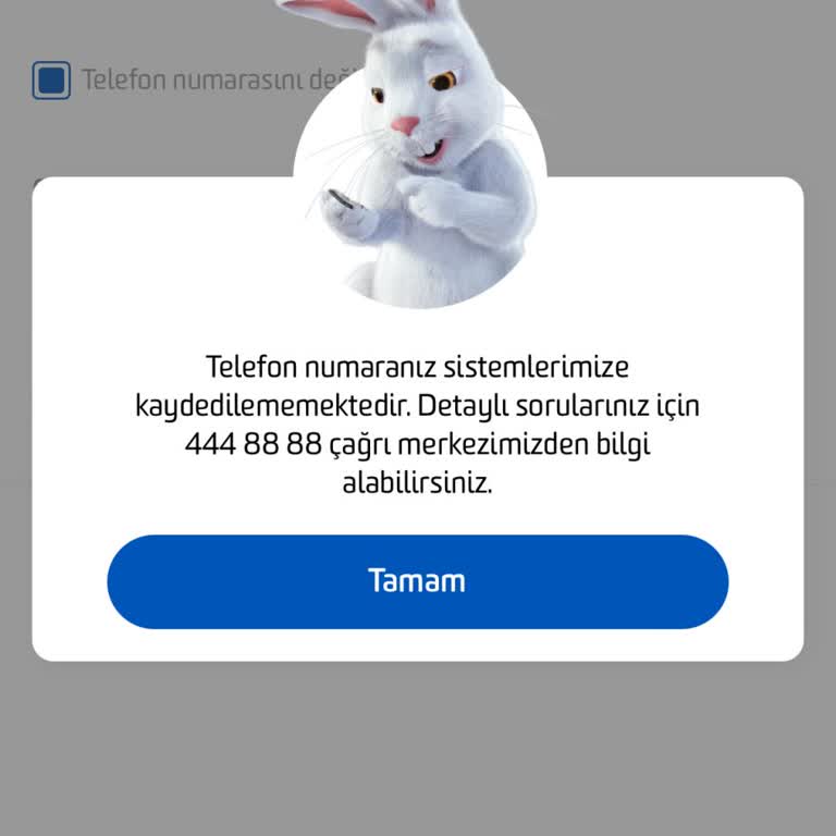 Fibabanka Numara Güncelleme Sorunu