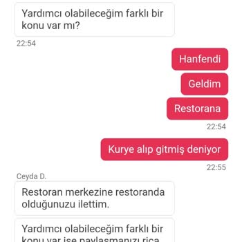 Yemek Sepeti Yemek 3 Saat Getiremedi Ve Müşteri Temsilcisi Çok Kötüydü