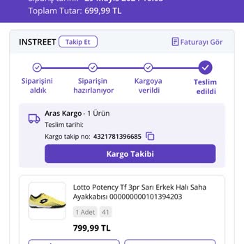 In Street N11 Den Yaptığım Alışveriş