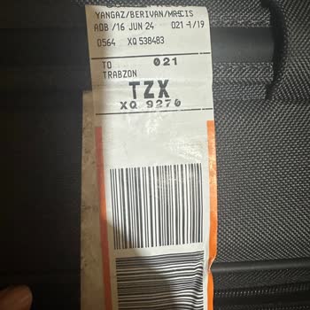 Sunexpress Xq9270 Numaralı Uçuşunda Samsonite Marka Bavulumu Kırdılar