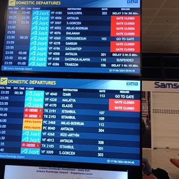 Ajet Uçak Rötar Şikayeti