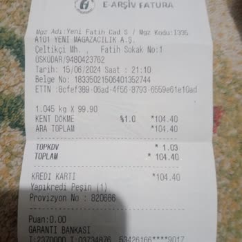 A101 Bayram Şekeri Alışverişinde Yaşadığım Sorun