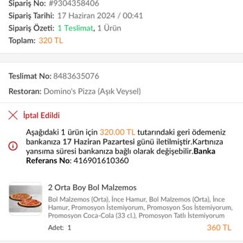 Esenyurt Domino's Şubesinde Yaşanan Sorumsuzluk