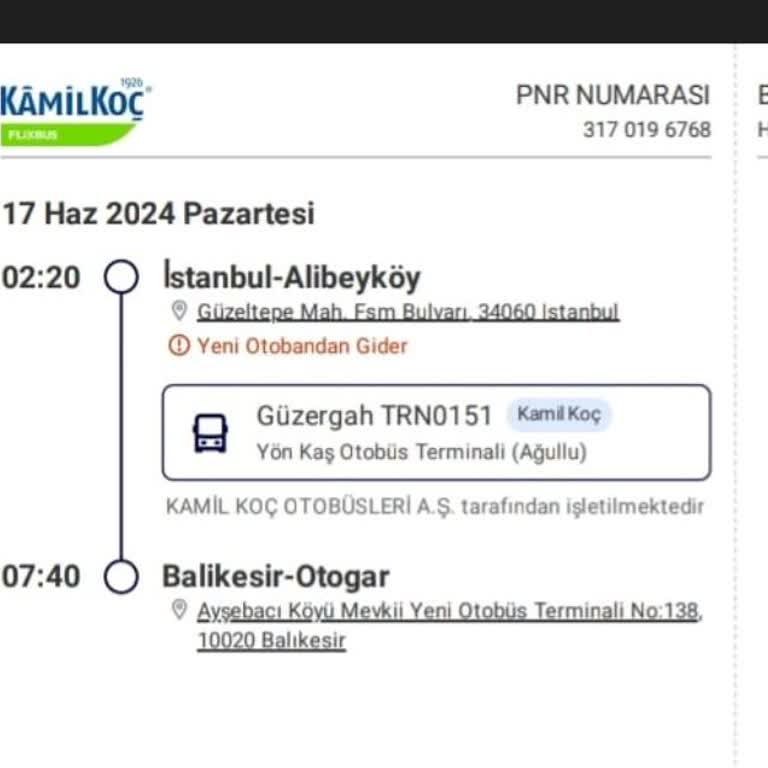 Kamil Koç İyice Cılkını Çıkardı