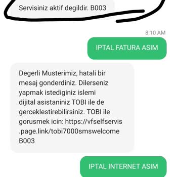 Vodafone Red İnternet Aşım Kapalı Olmasına Rağmen Ek Paket Alıyor