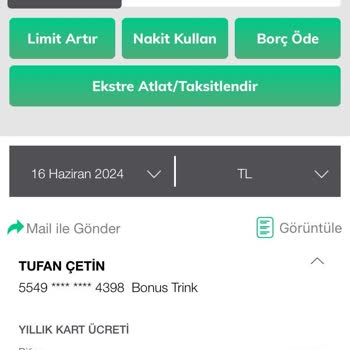Garanti Bankası Kart Aidatı İptali