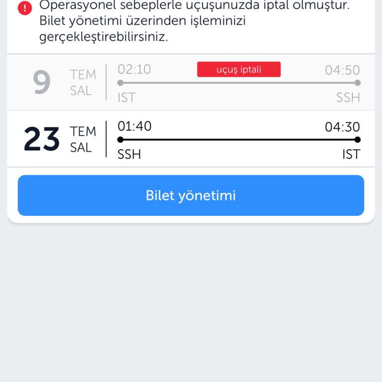 Türk Hava Yolları Uçağımı İptal Ediyor Ve Mağduriyetimi Çözmüyor