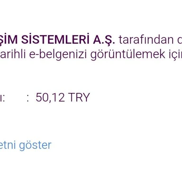 Obilet Mail İle Gelen Ücret İsteği