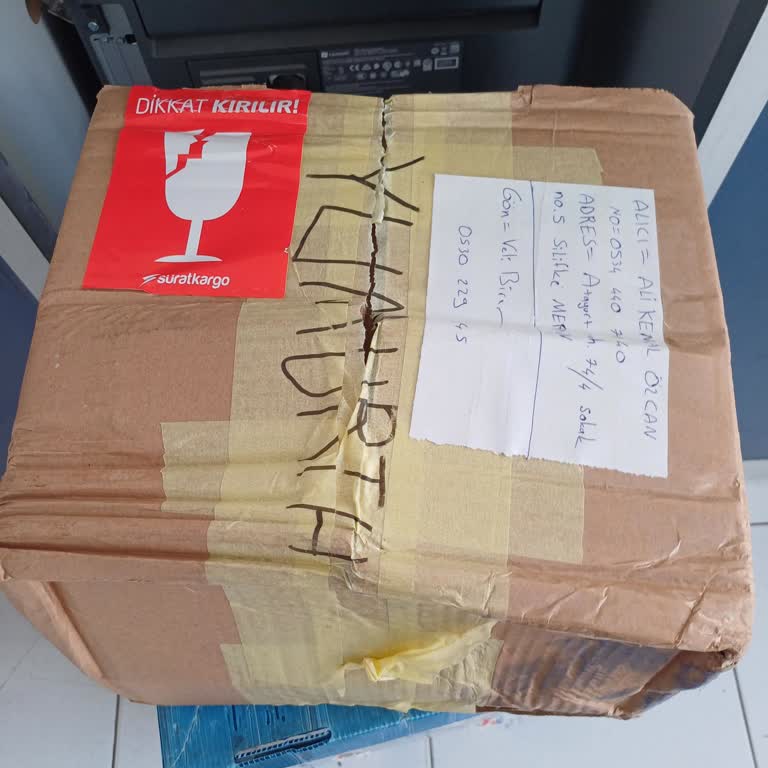 Sürat Kargo'nun Ezik Paket Teslimatı