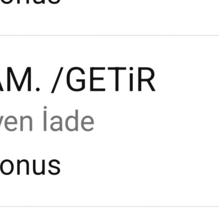 Getir Siparişim Gecikti Ve Ödememi Alamadım