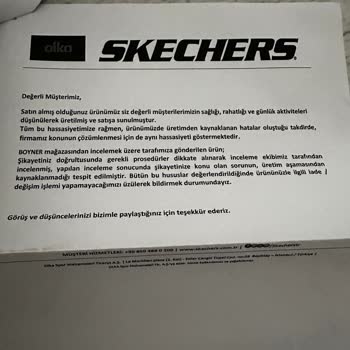 Skechers Pişmanlığı Ve Müşteri Memnuniyeti Düşünmeme