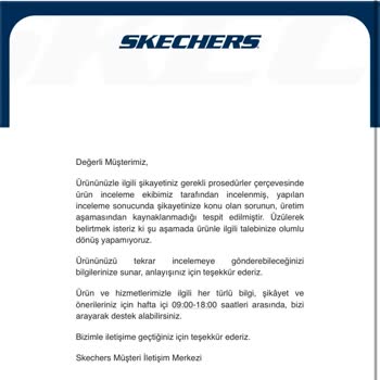 Skechers Pişmanlığı Ve Müşteri Memnuniyeti Düşünmeme