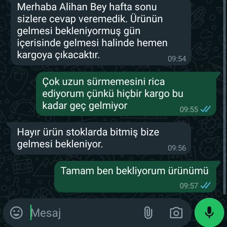 Lensimo Sipariş Ettiğim Ürün Hâlâ Gelmedi