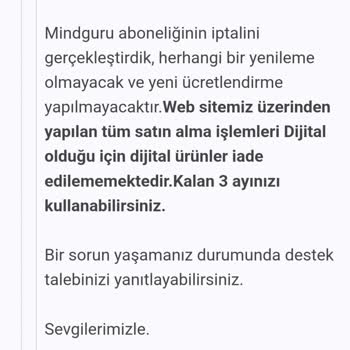 Mindguru Para İadesi Sorunu.