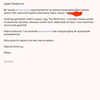 Boyner Canı İsterse Ürün Gönderir Canı İsterse İptal Eder