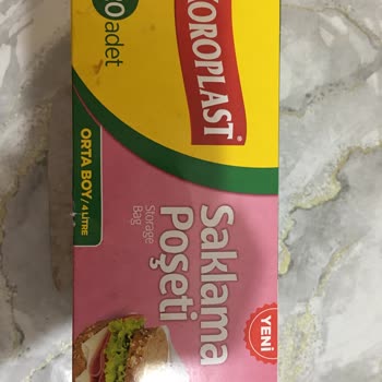 Koroplast Buzdolabı Poşeti Kutudan Yırtık Çıktı