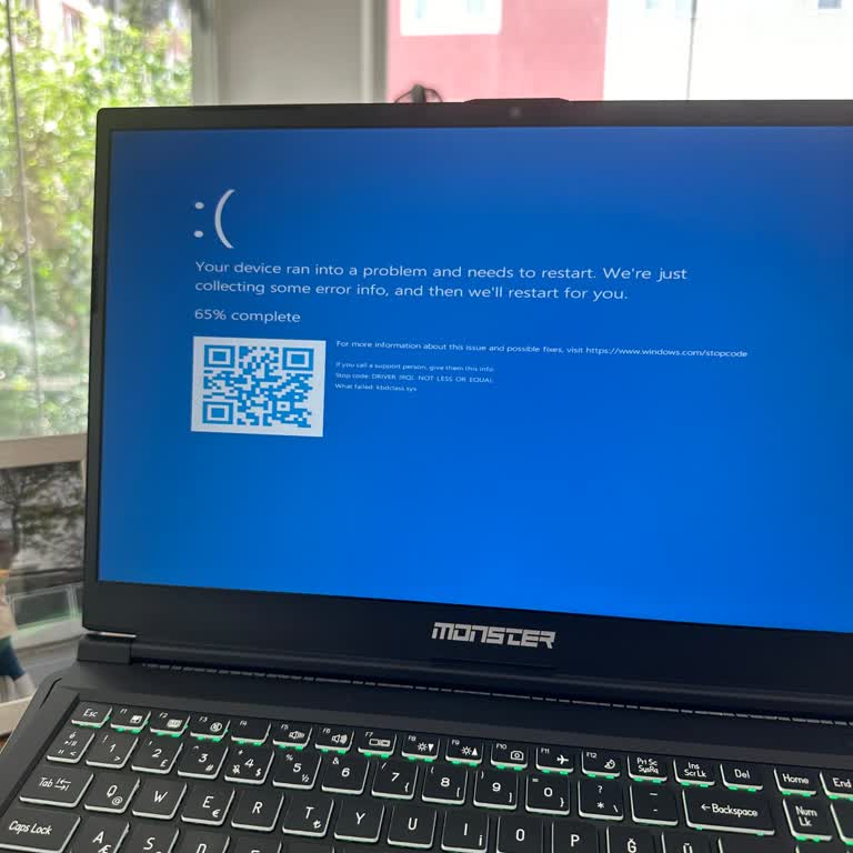Monster Notebook Mavi Ekran Sorunu