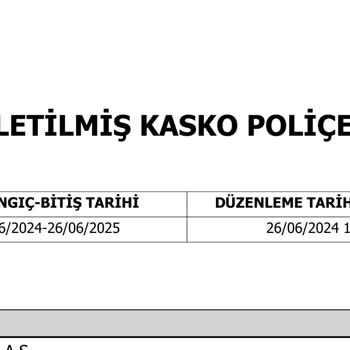 Türkiye Finans/HDI Katılım Sigorta Kasko Dayatması