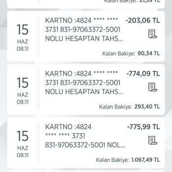 Ziraat Bankası Hesabımdan Bilgim Dışı Para Gideri