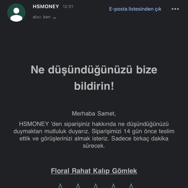 Hsmoney Kargom Gelmedi Teslim Edilmedi