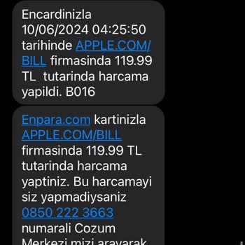 Apple Para Kesmiş Olduğu İçin Şikayetçiyim