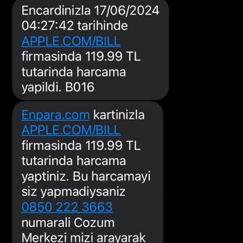 Apple Para Kesmiş Olduğu İçin Şikayetçiyim