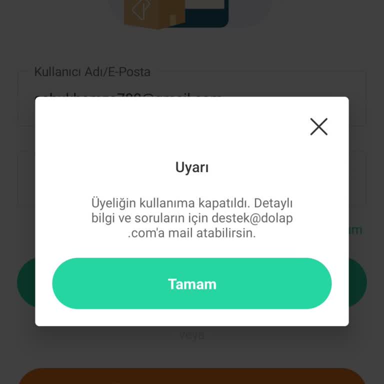 Trendyol Güvencesiyle Dolaptan Ürün Aldım Fakat Hesabım Askıya Alındı