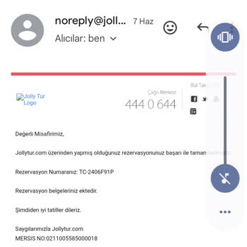 Jolly Tur Para İadesi Yapmıyor