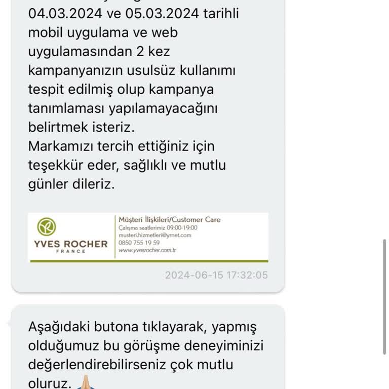 Yves Rocher Doğum Günü Kupon Skandalı: Müşteri Suçlaması Kabul Edilemez!