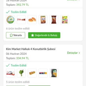 Seç Market Bozuk, STT Geçmiş Ürün