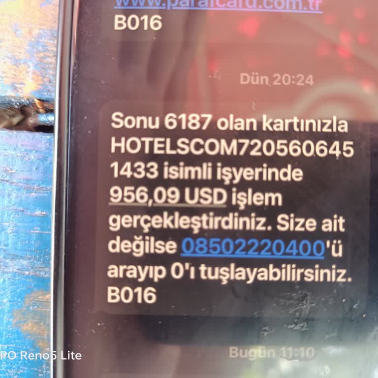 Hotels.com Rezervasyon Sorunu Ve Müşteri Hizmetleri İlgisizliği