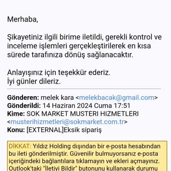 Eksik Ürün Cepte Şok