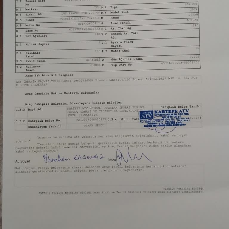 TVS Motor Lütfen İşinizi Ciddi Yapınız