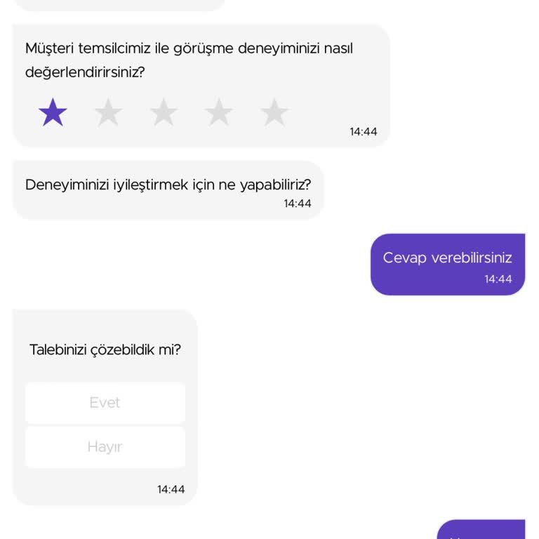 GetirYemek Getir Canlı Destek Temsilcisi Yok!