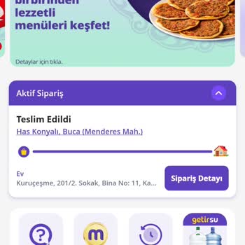 Getir Adlı Uygulama Paramı Vakumladı