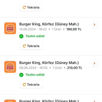 Burger King Körfez Güney Mahallesi Şube Sıkıntısı