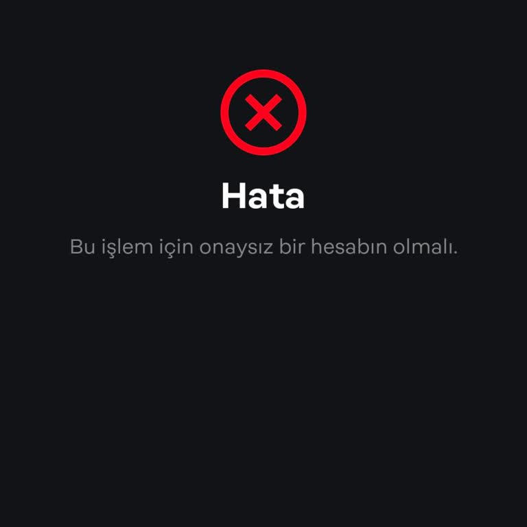 Papara Onaysız Hesabın Olmalı Sorunu