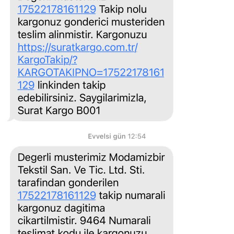 Sürat Kargo Nazilli Teslim Edilmeyen Kargo